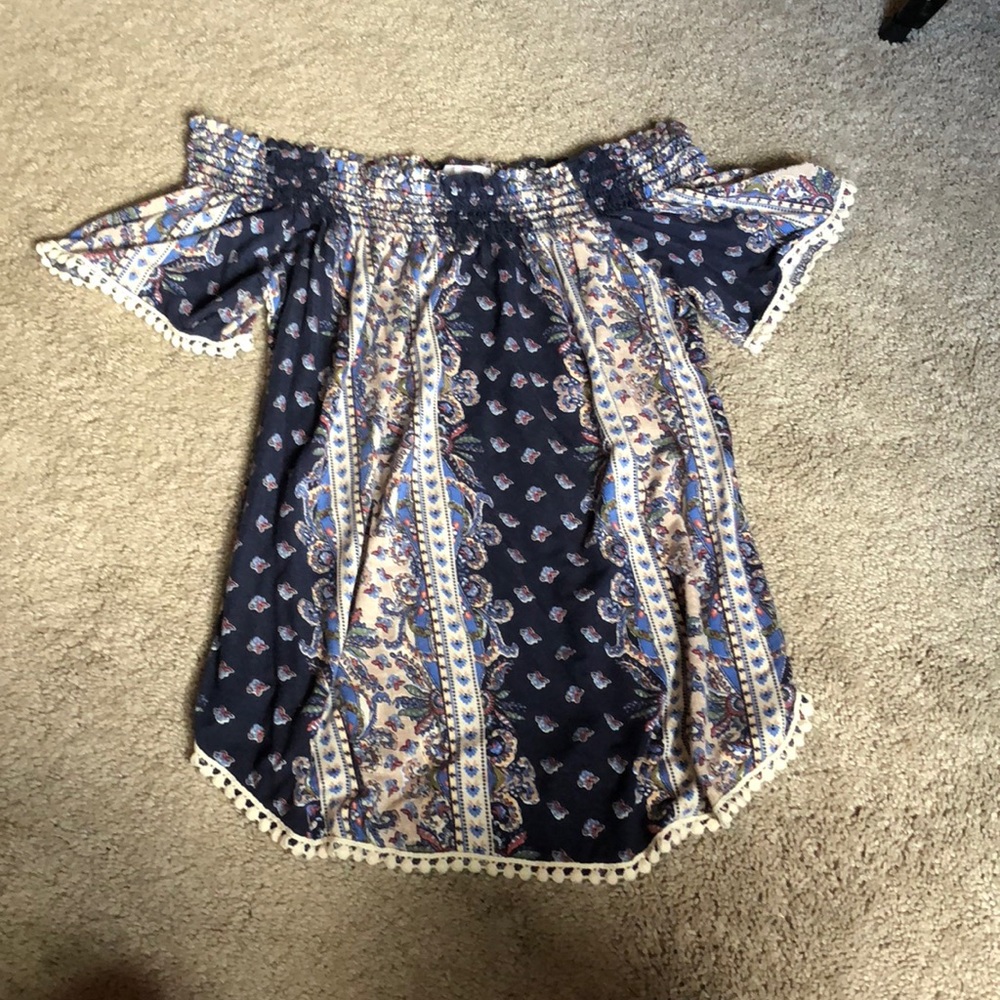 off the shoulder blouse